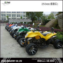 12inch Alloy Wheel Quad with EEC Approved 250cc Water Cooled Engine ATV Reverse Gear